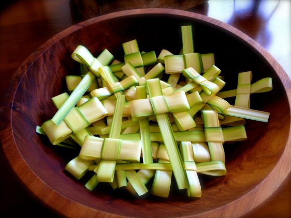 Palm Cross Making